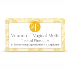 Femallay Pineapple Vaginal Melts packaging offers 14-count convenience and moisture support.