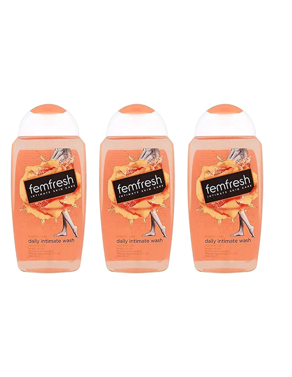 Femfresh daily intimate wash bottle for gentle cleansing and lasting freshness