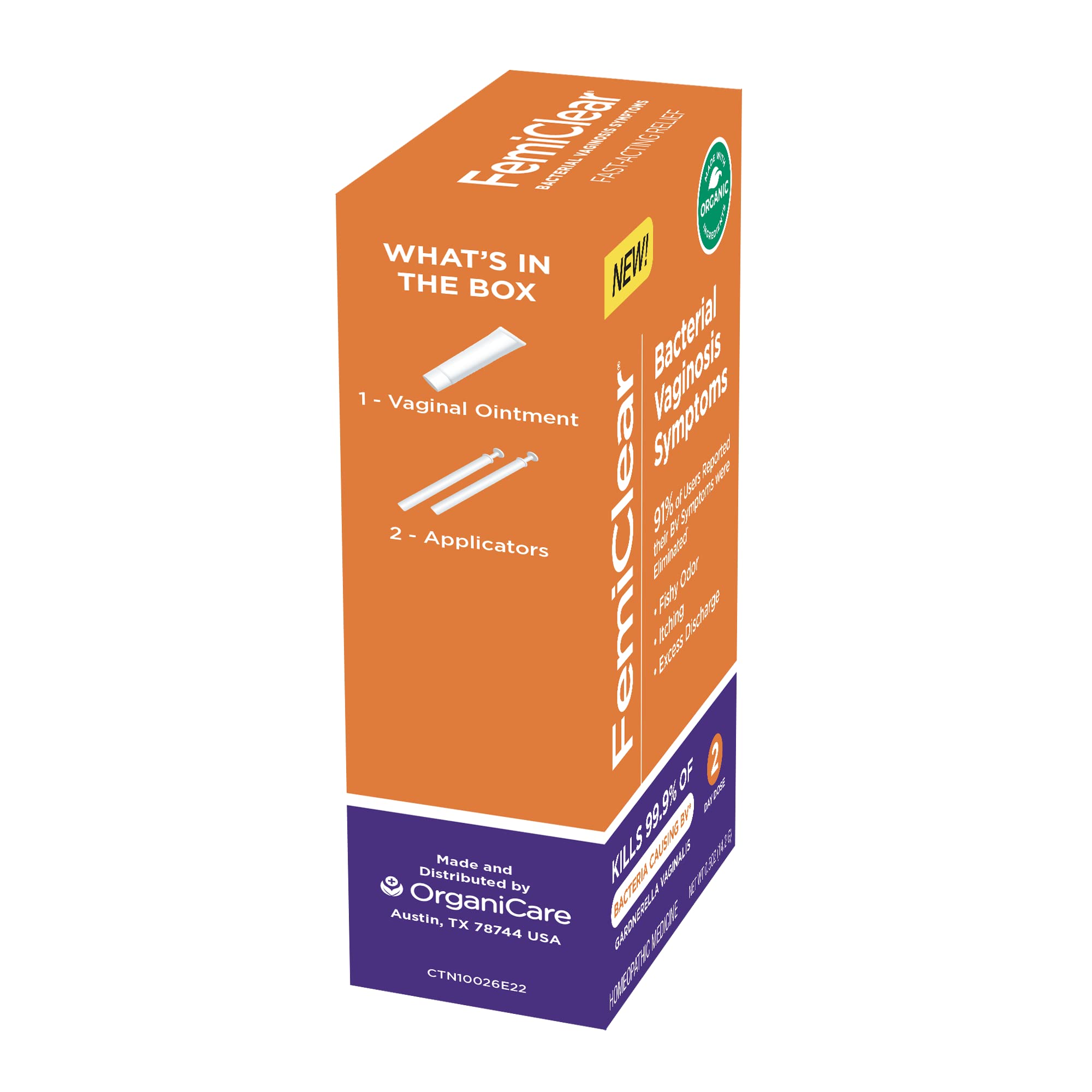 FemiClear BV Symptoms use scene in a home care setting for BV symptom support