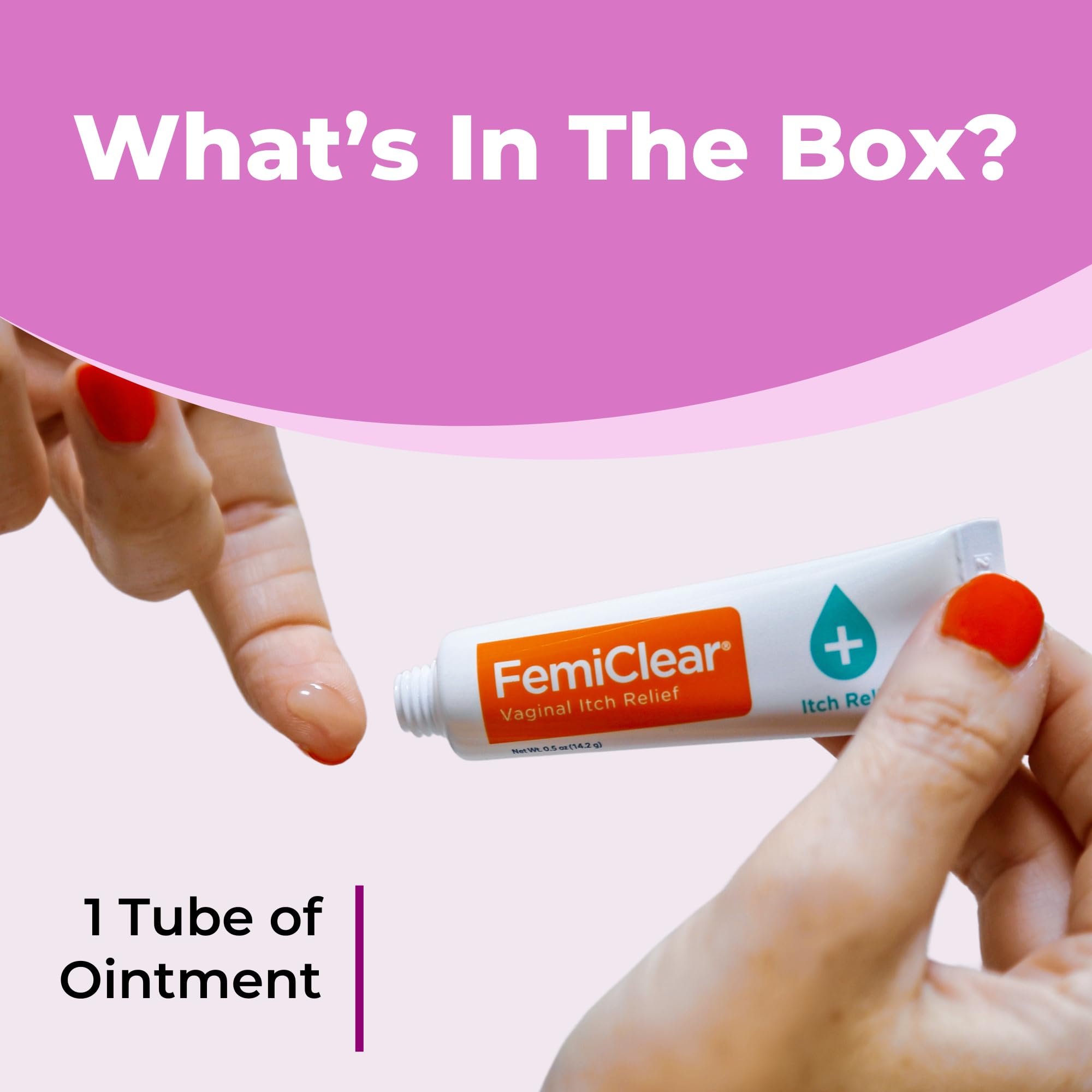 FemiClear Vaginal Ointment botanical formulation image with olive oil and chamomilla