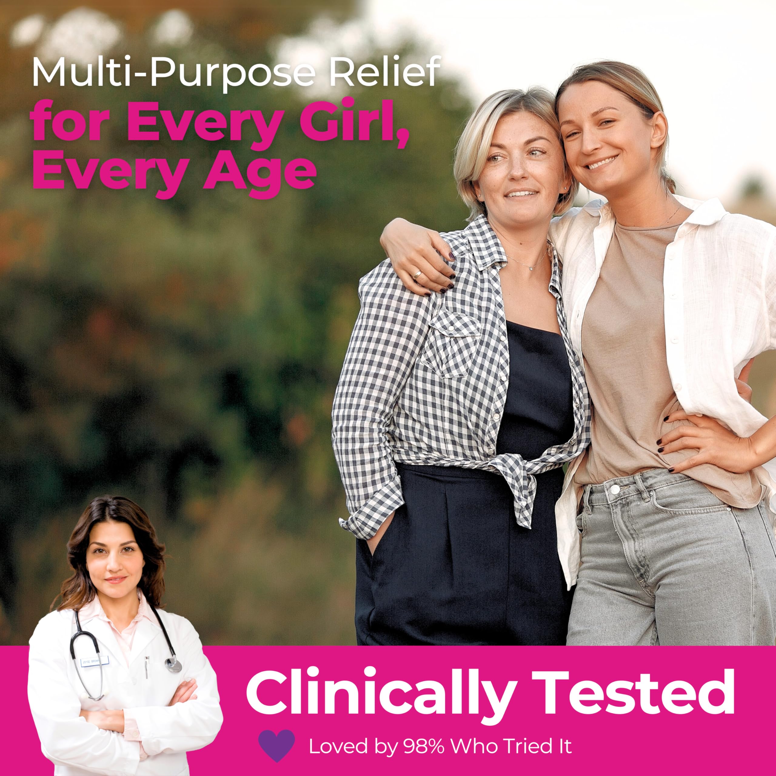 Femissy skin-safe adhesive stays secure without irritation