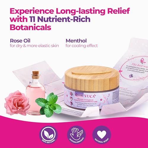 Close-up of applying Femissy Vulva Balm for soothing comfort