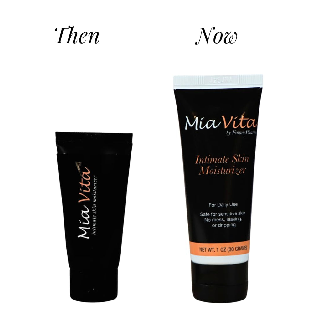 FEMMEPHARMA Mia Vita tube close-up with smooth texture for gentle, comfortable use