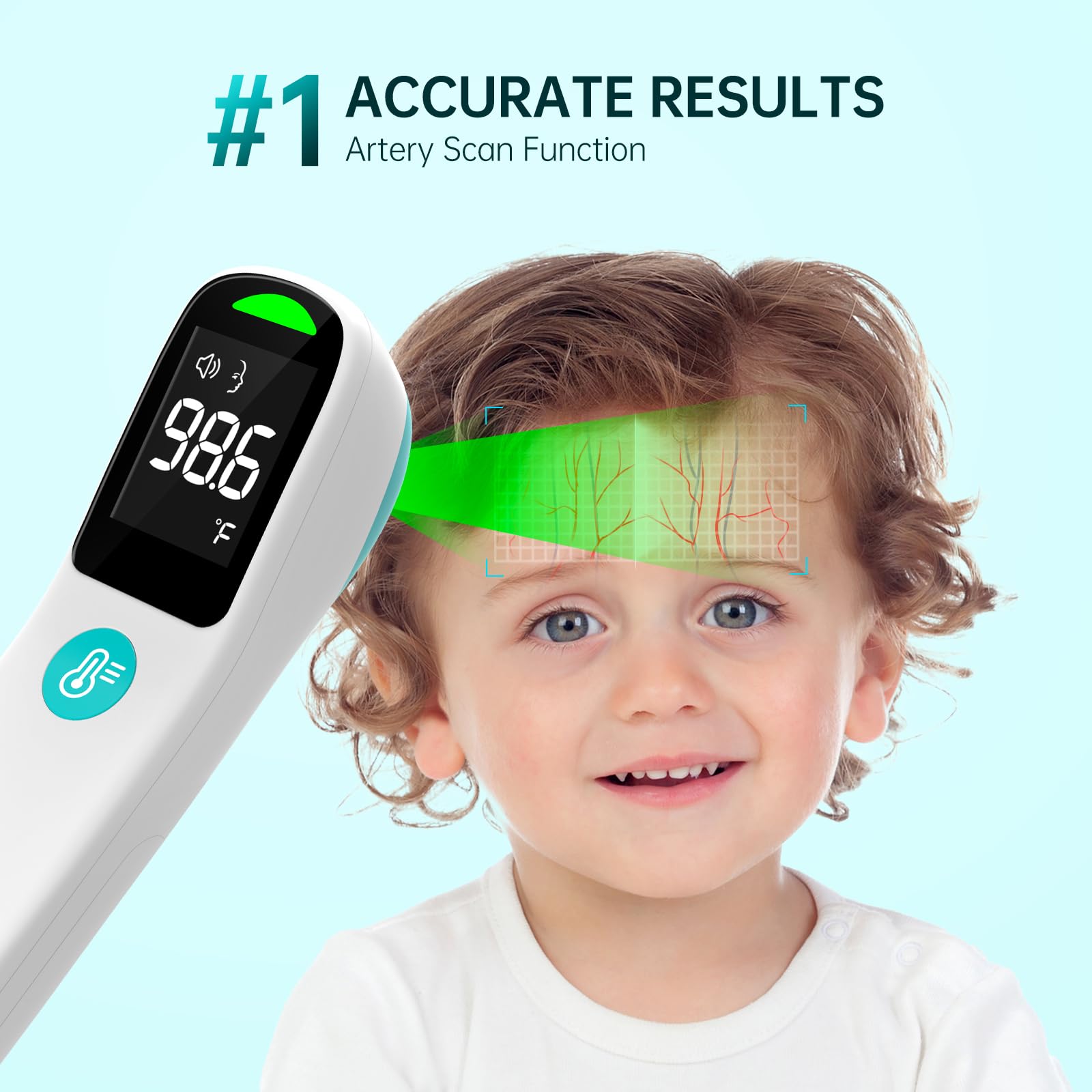 Femometer Family multi-mode thermometry includes bottle and surface temperature reads.