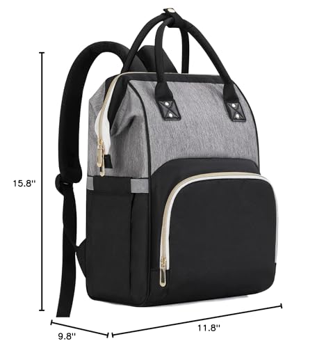 Femuar diaper bag backpack easy‑access pocket for tissues and small items.
