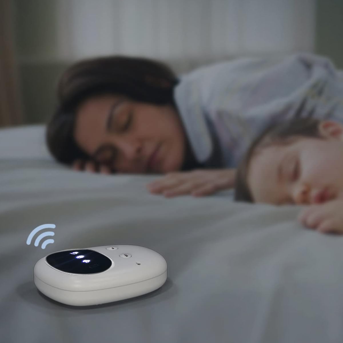 Fency long range alert works up to 50 meters for multi room homes.