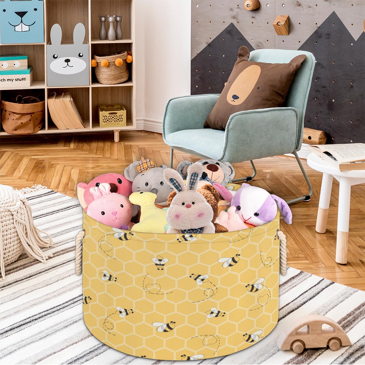 FengQuGou large capacity 19.4x13.3 inches for blankets and toys