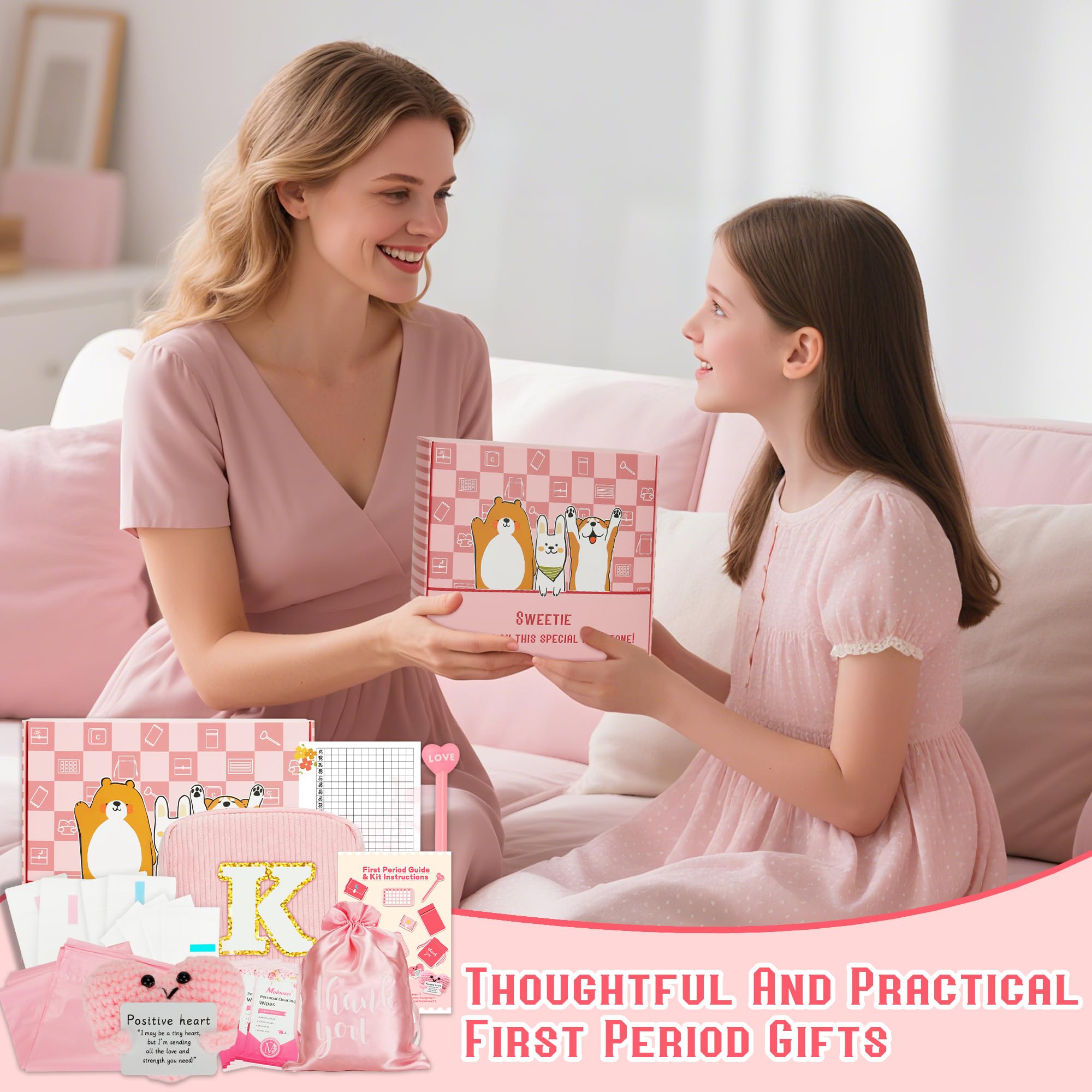 FentaGumy pink gift pack makes a thoughtful first period gift