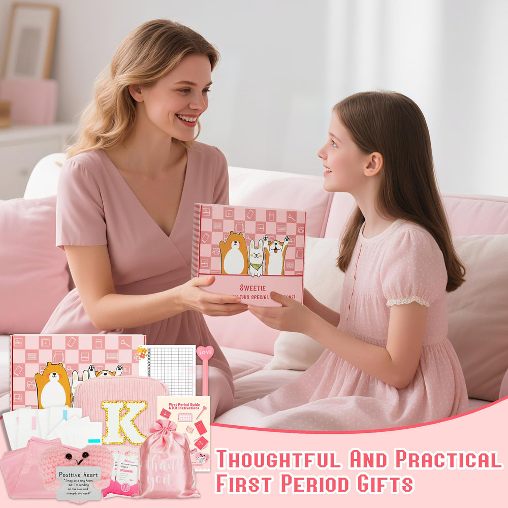 FentaGumy pink gift pack makes a thoughtful first period gift