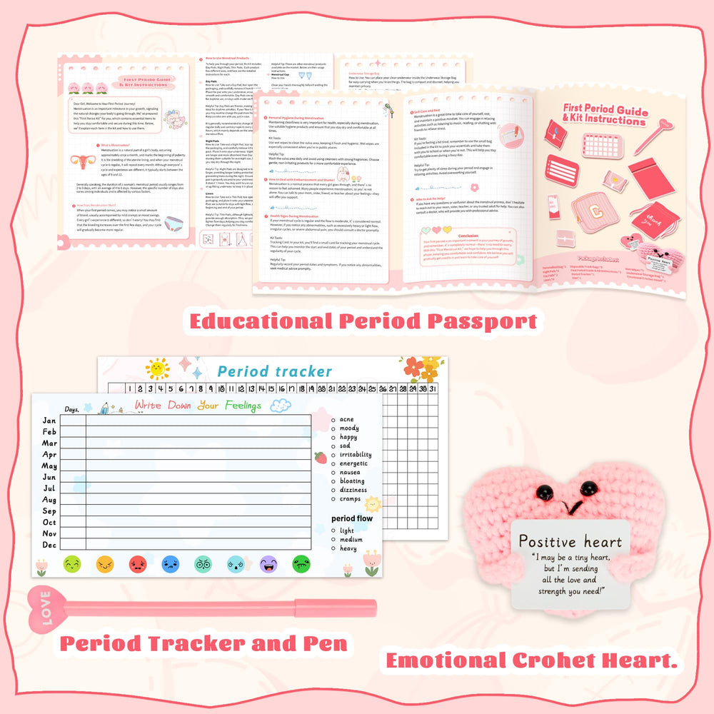 FentaGumy portable teen pouch fits pads and small essentials