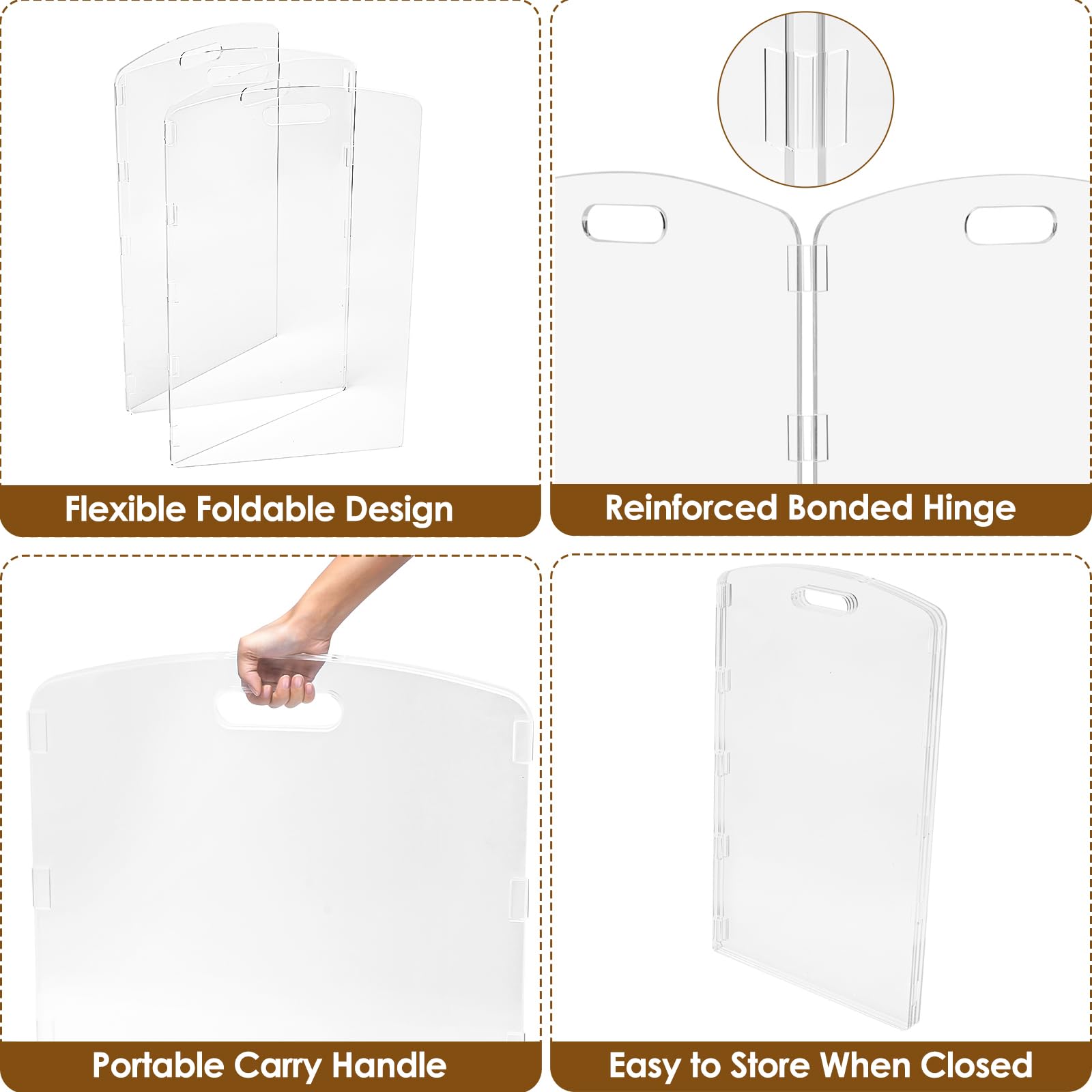 Feoyoho reinforced hinges ensure durable use even with curious pets at home.