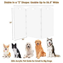 Feoyoho gate reinforced hinges indicate durable construction for daily use.