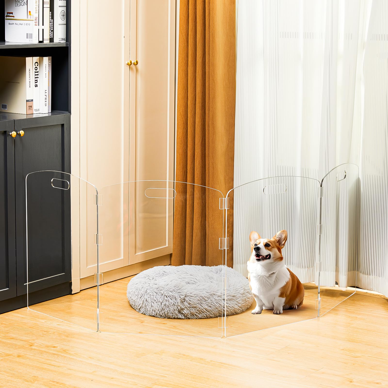 Feoyoho reinforced hinges ensure long-lasting, secure room separation.