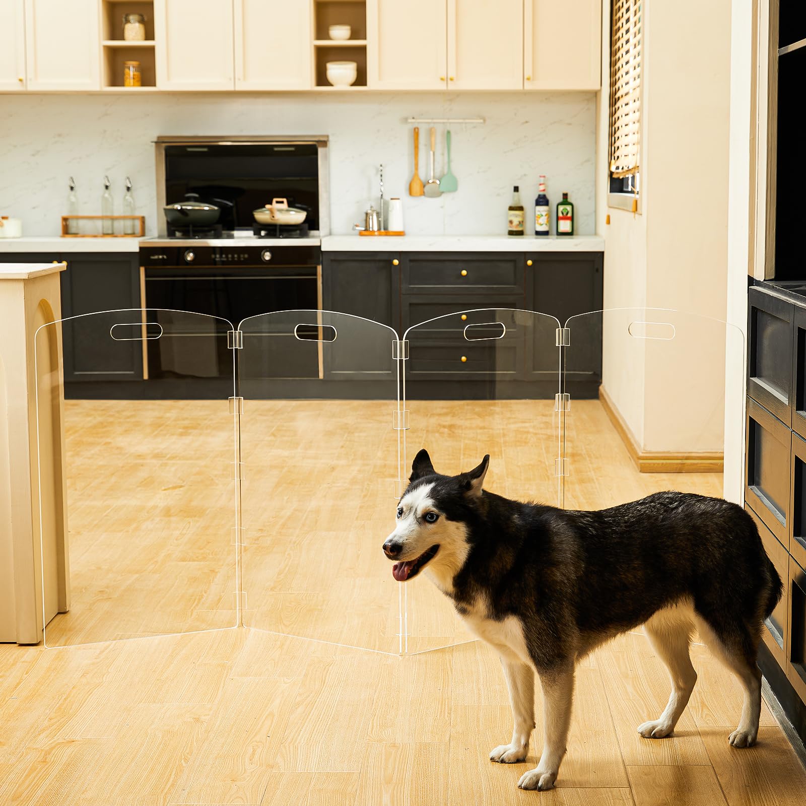 Feoyoho 56 to 113 inch fit expands to large doorways and hallways.