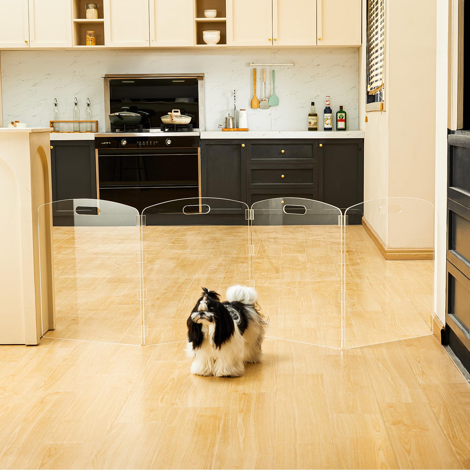 Feoyoho wide-opening design fits openings from 56.5" to 113".