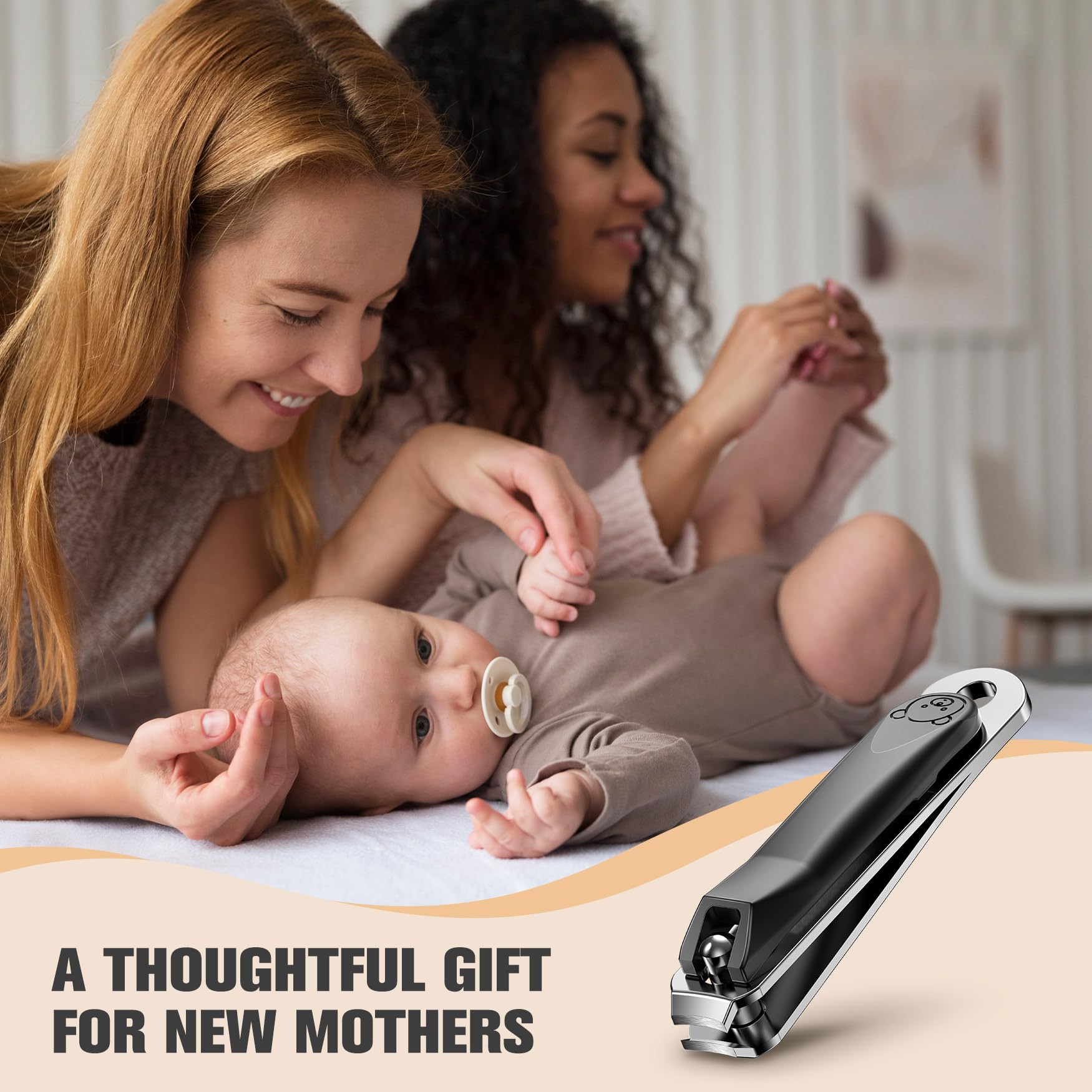 FERYES infant nail clippers easy-to-use tool for quick trims