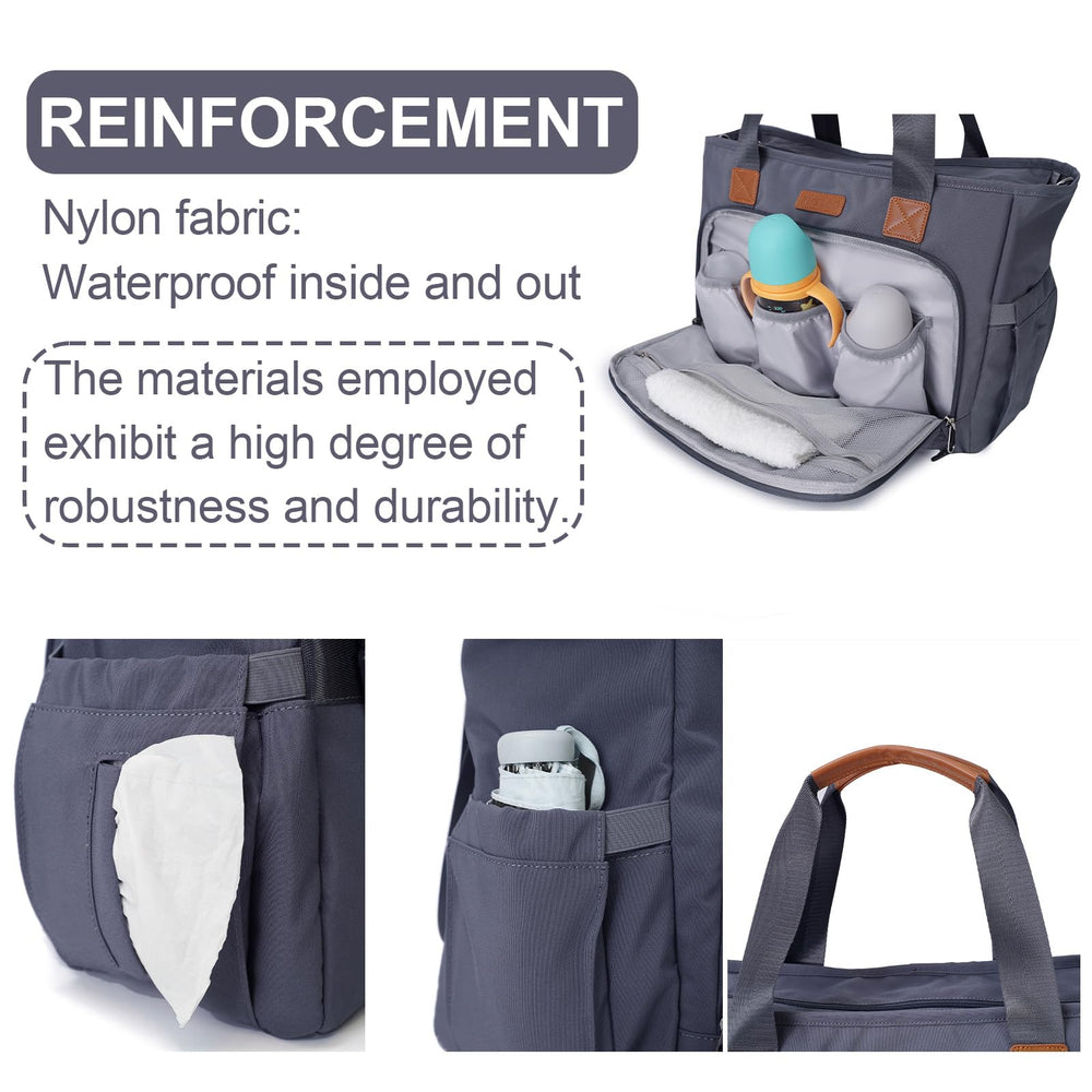 Organized interior with multiple pockets keeps essentials neatly stored.