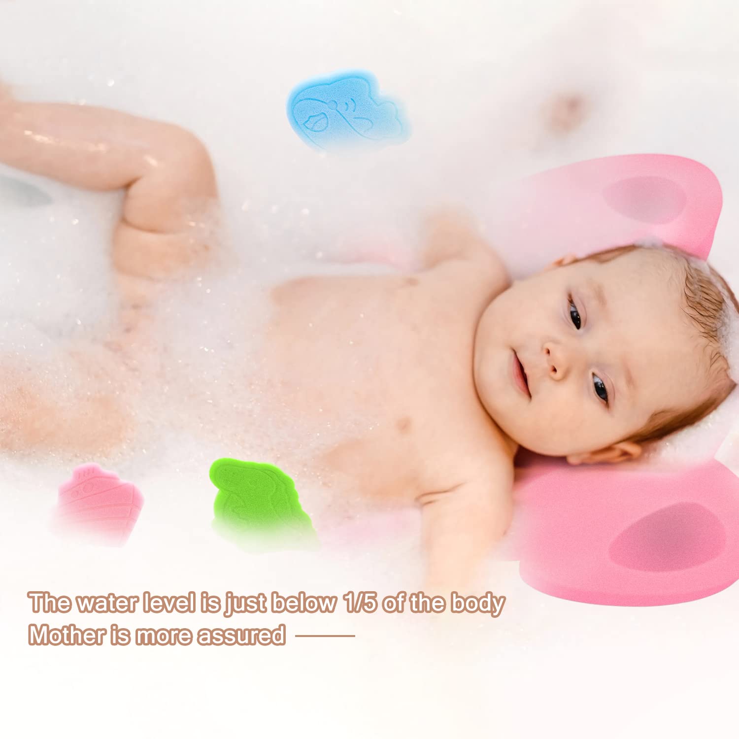 FIABC thick sponge mat dries quickly after baths.