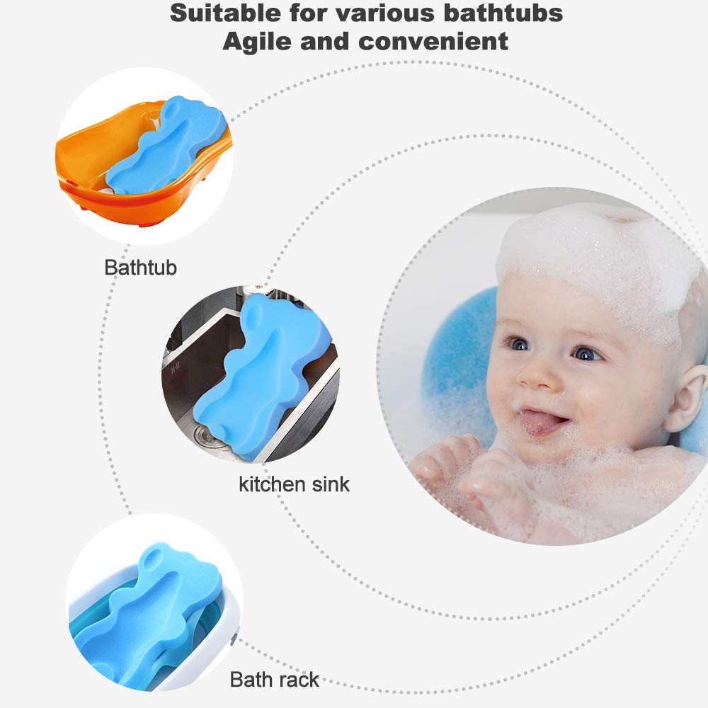 FIABC slip-resistant surface helps prevent slips for a safer newborn bath