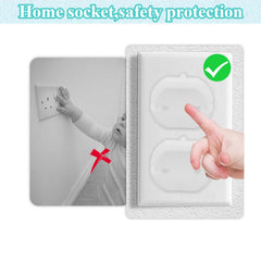 Fielect 30-pack plug covers ready to seal unused sockets and prevent drafts.