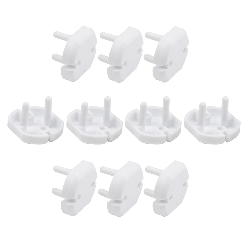 Fielect 2-hole EU outlet cover in white protects children from electrical hazards.
