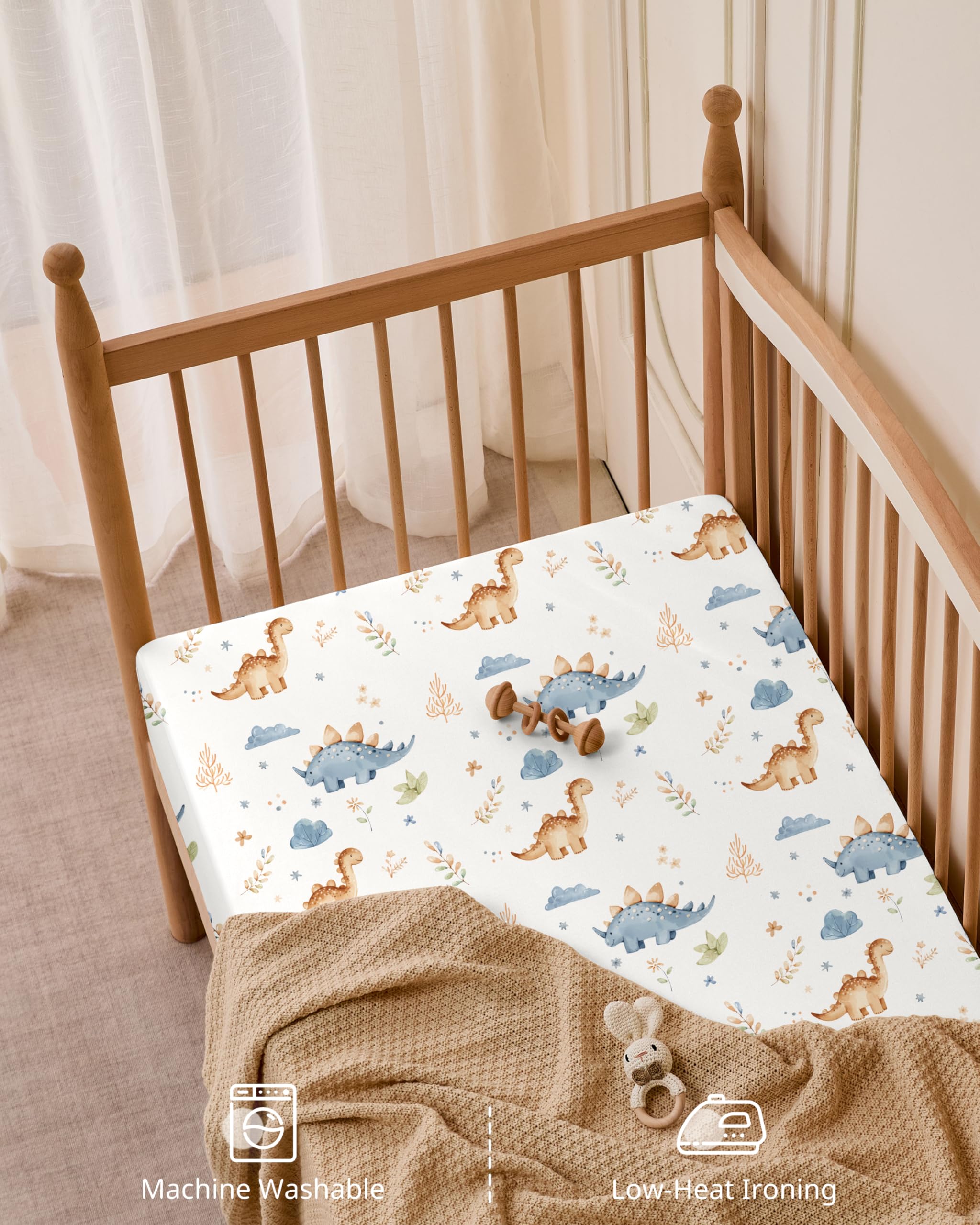 FIEMOL crib sheets maintain a crisp, tidy appearance on the mattress