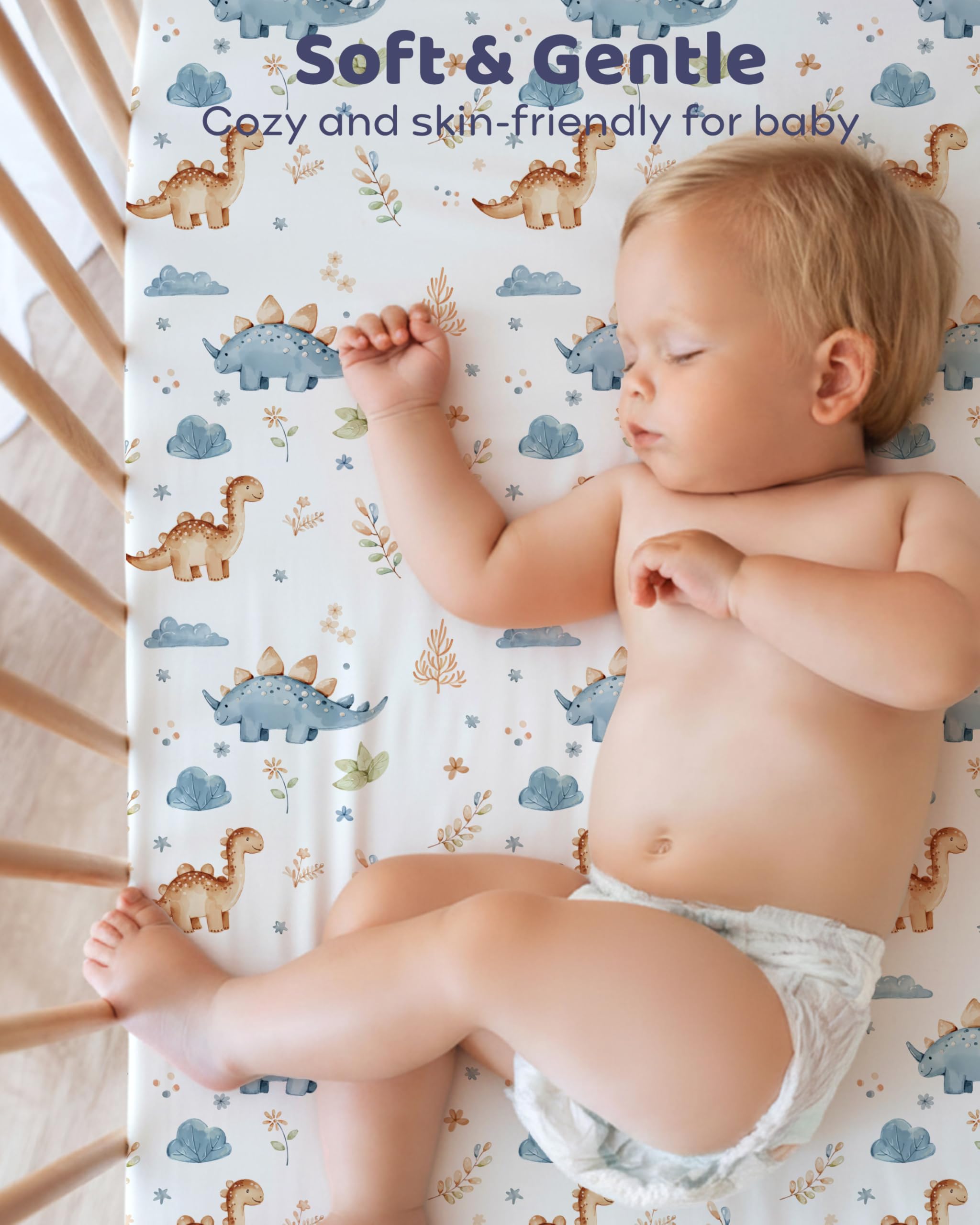 FIEMOL fitted sheets on a 52x28 mattress for crib or toddler bed