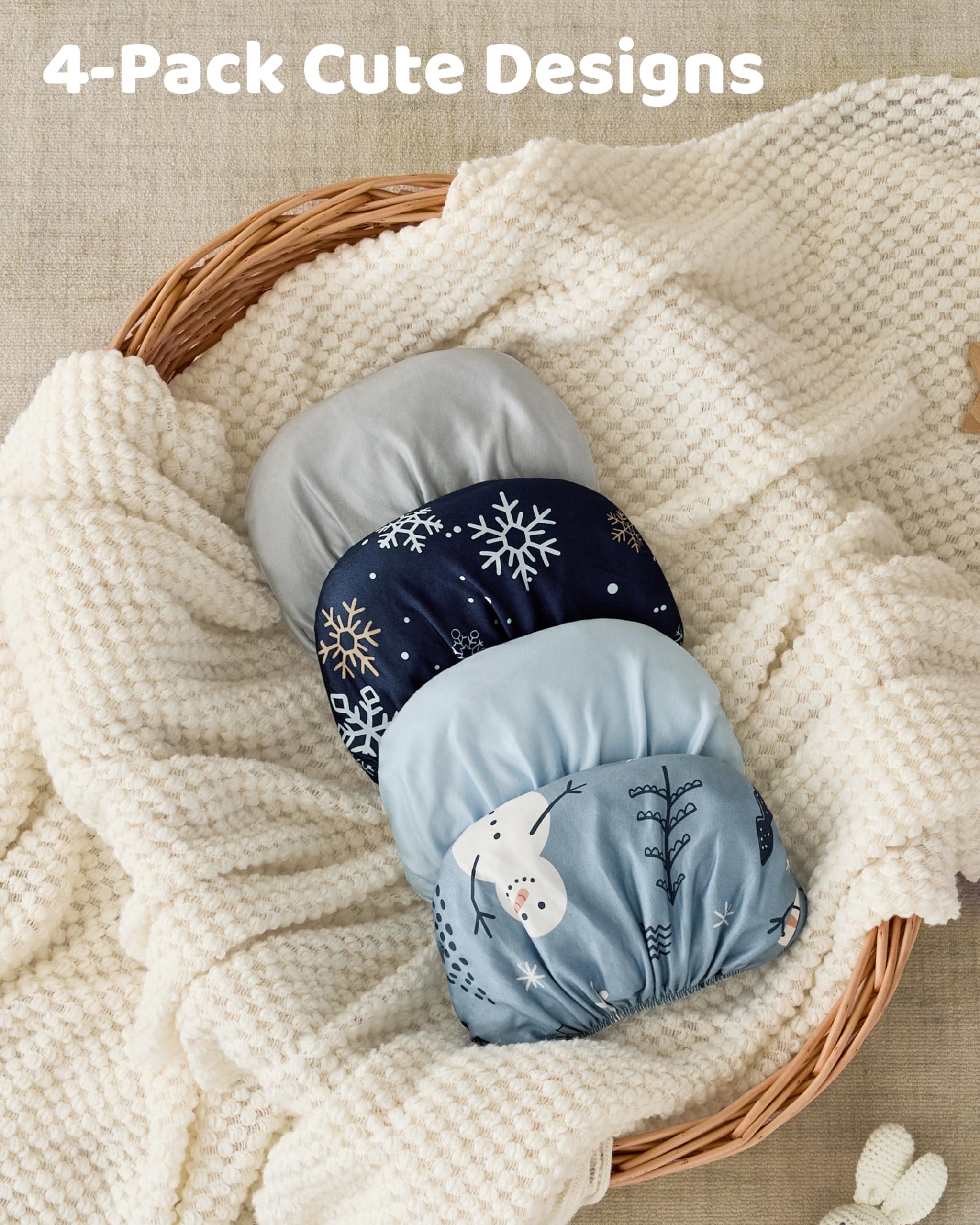 FIEMOL four-print pack to mix and match with nursery decor