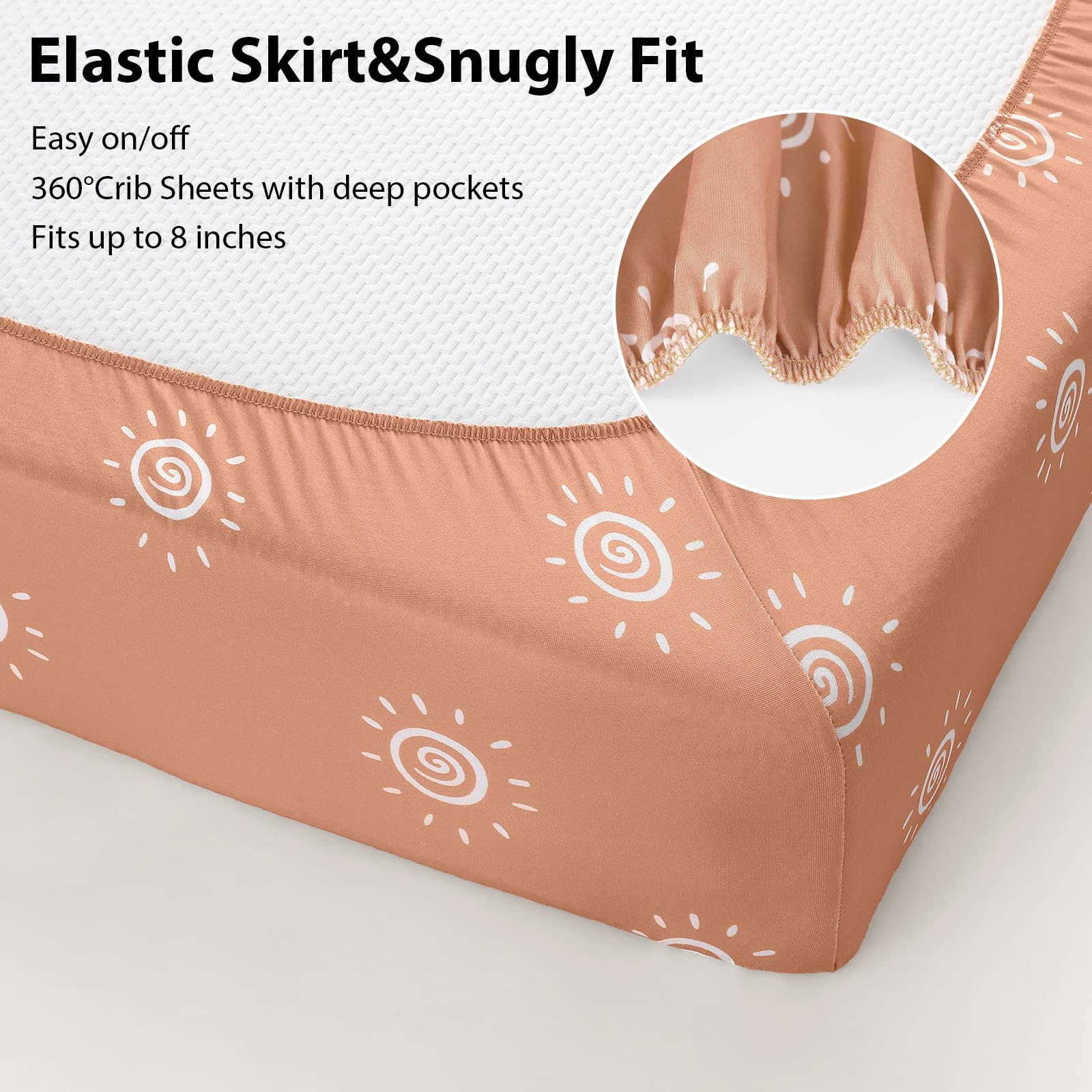 FIEMOL nursery sheets in bright prints to brighten the nursery space