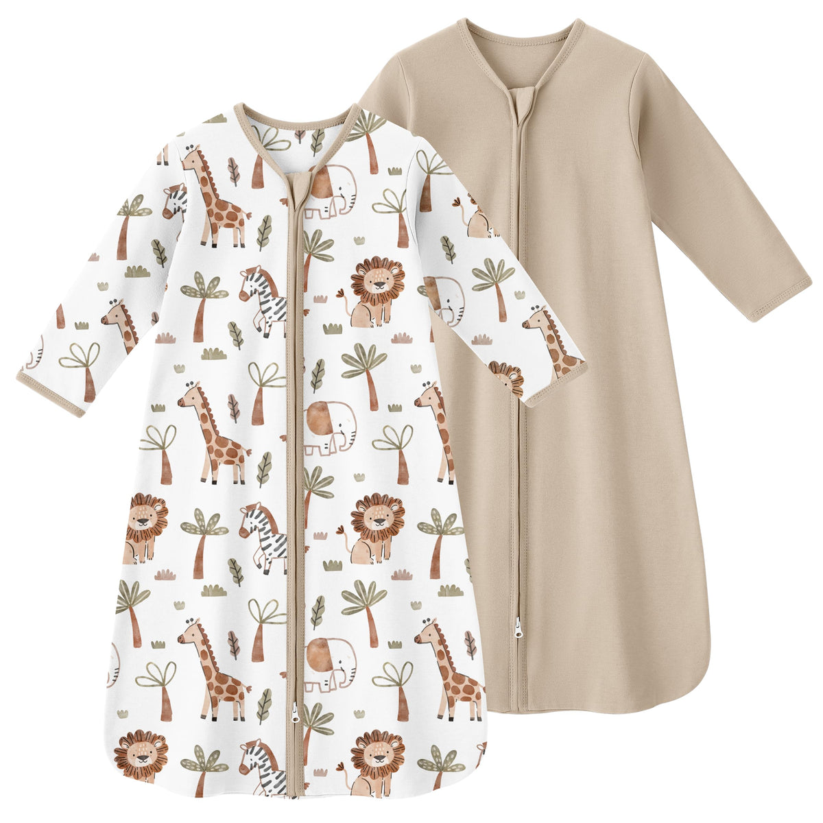 FIEMOL baby sleep sack with long sleeves for warmth and comfort.
