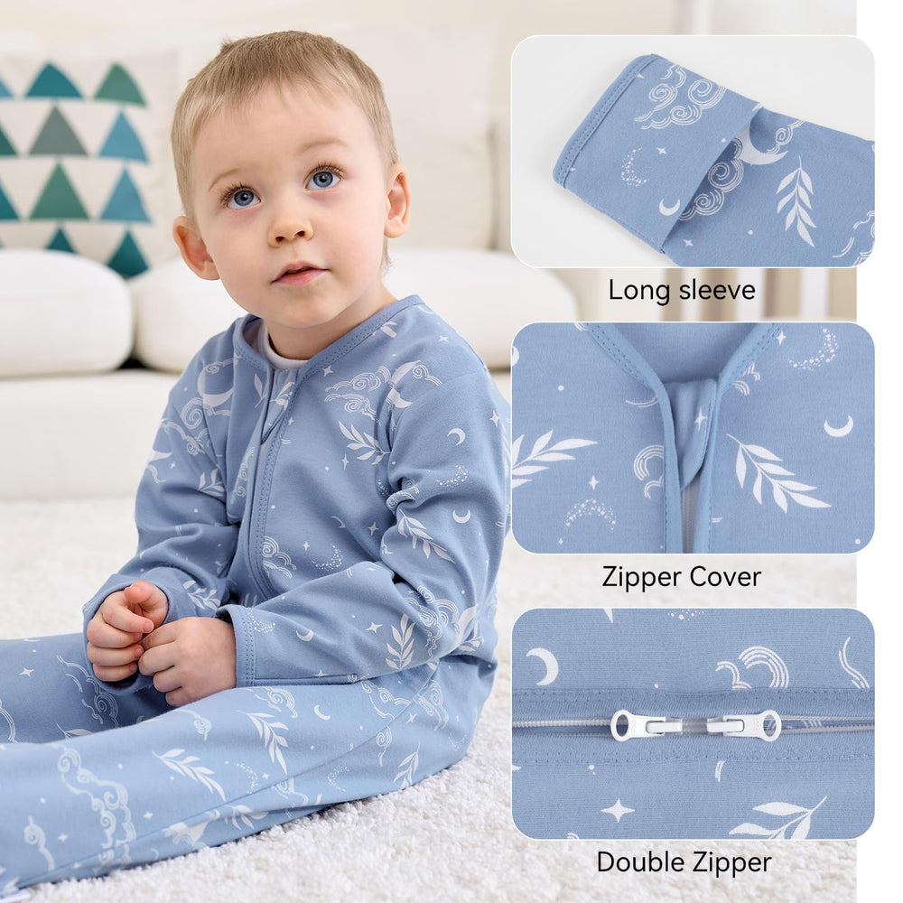 FIEMOL 2-way zipper makes diaper changes easier without full removal.