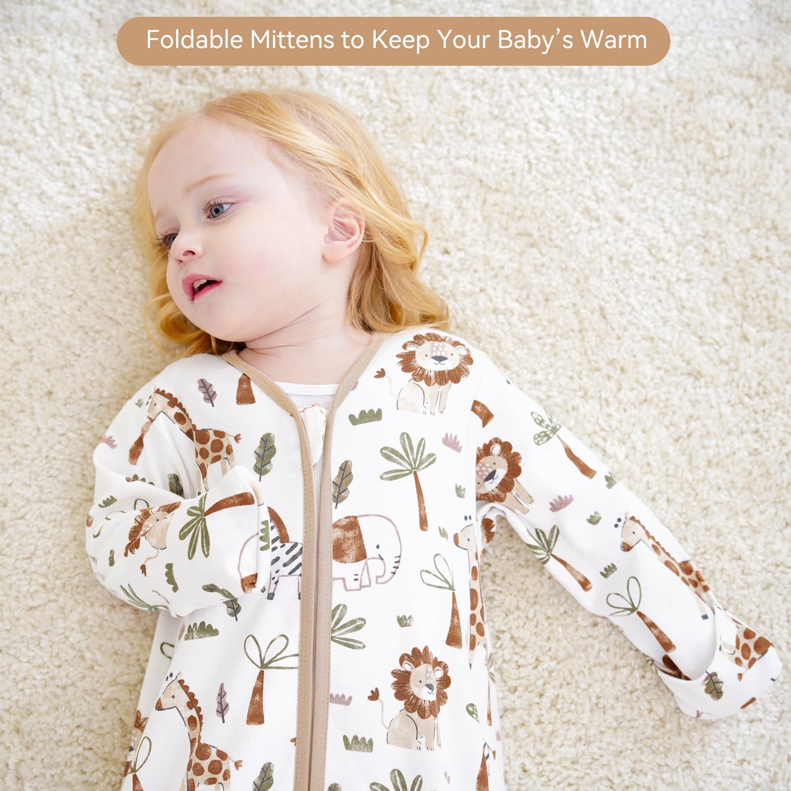 FIEMOL sleep sack is machine washable for busy parents.