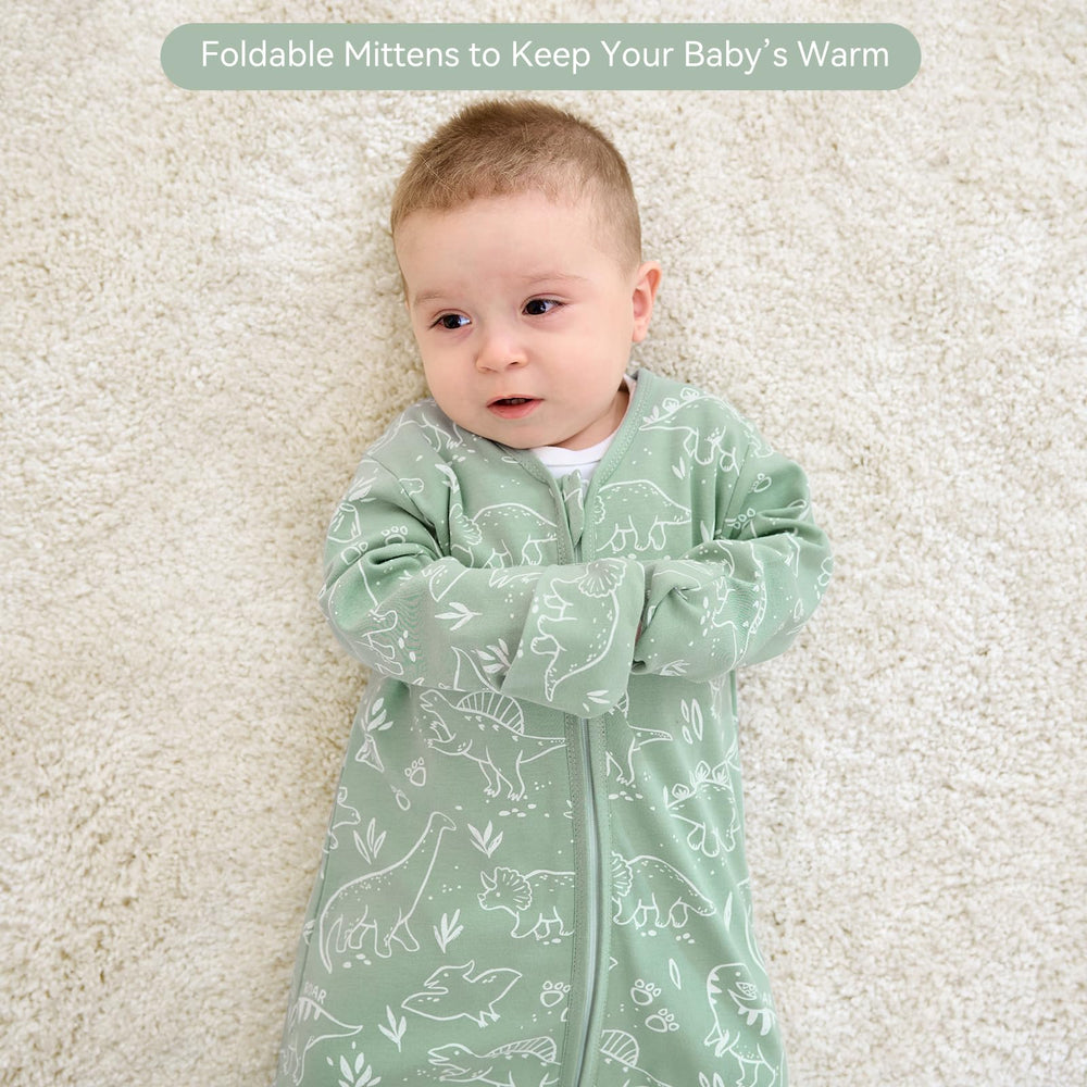 FIEMOL baby sleep sack designed for standing, crawling and cozy lounging