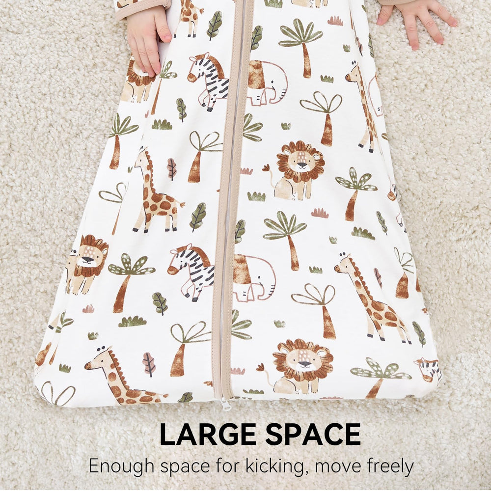 FIEMOL khaki animal pack sleepsacks with cute design for travel.