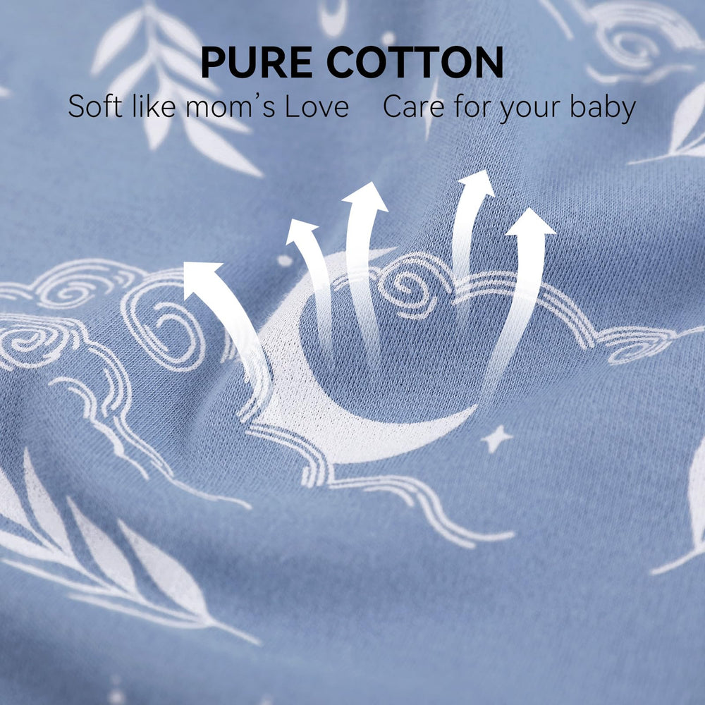 FIEMOL cotton sleep sack is machine washable for busy families.