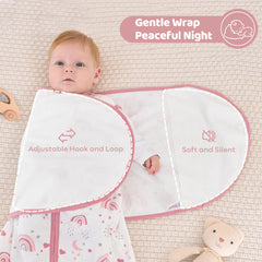 FIEMOL swaddle wings detachable for season-ready layering and growth adjustments