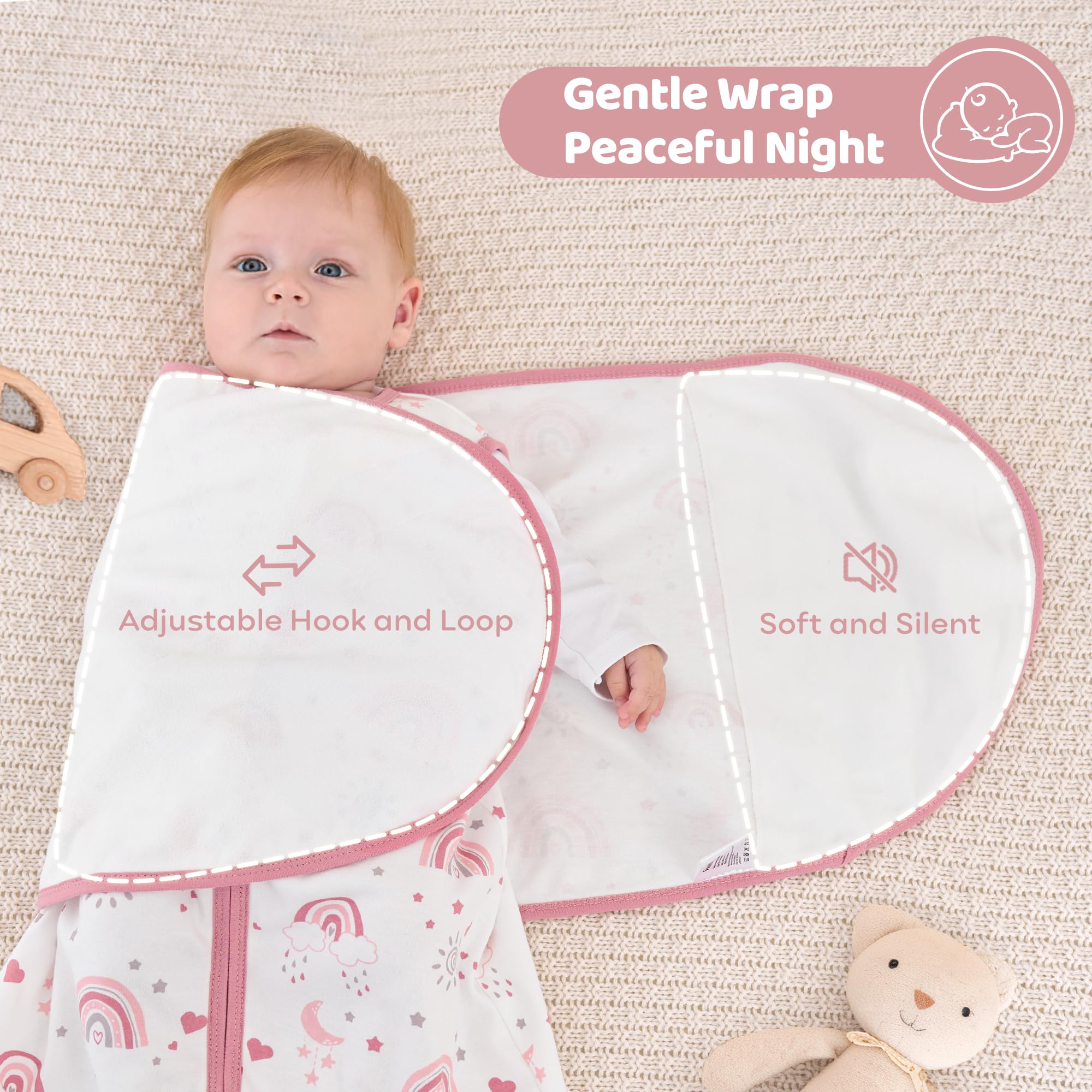 FIEMOL detachable swaddle wings add seasonal versatility