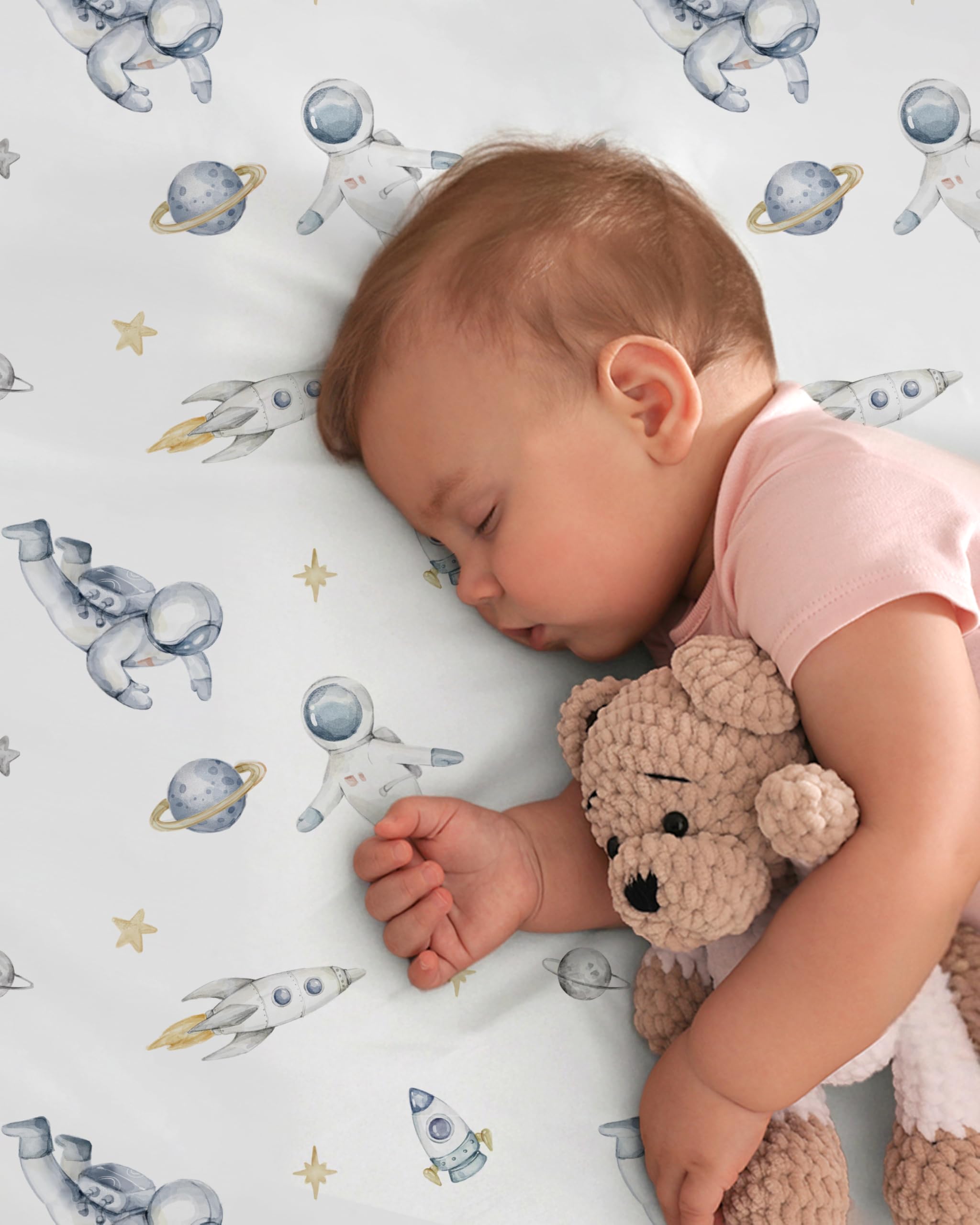 FIEMOL machine washable crib sheets for easy care