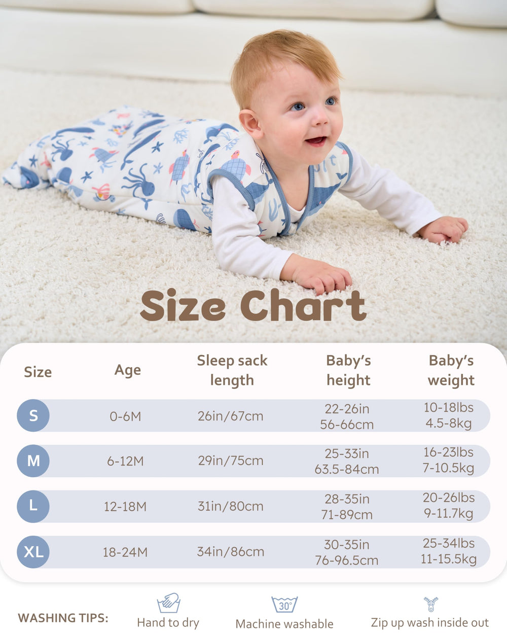 FIEMOL care guidance helps keep the sleep sack durable