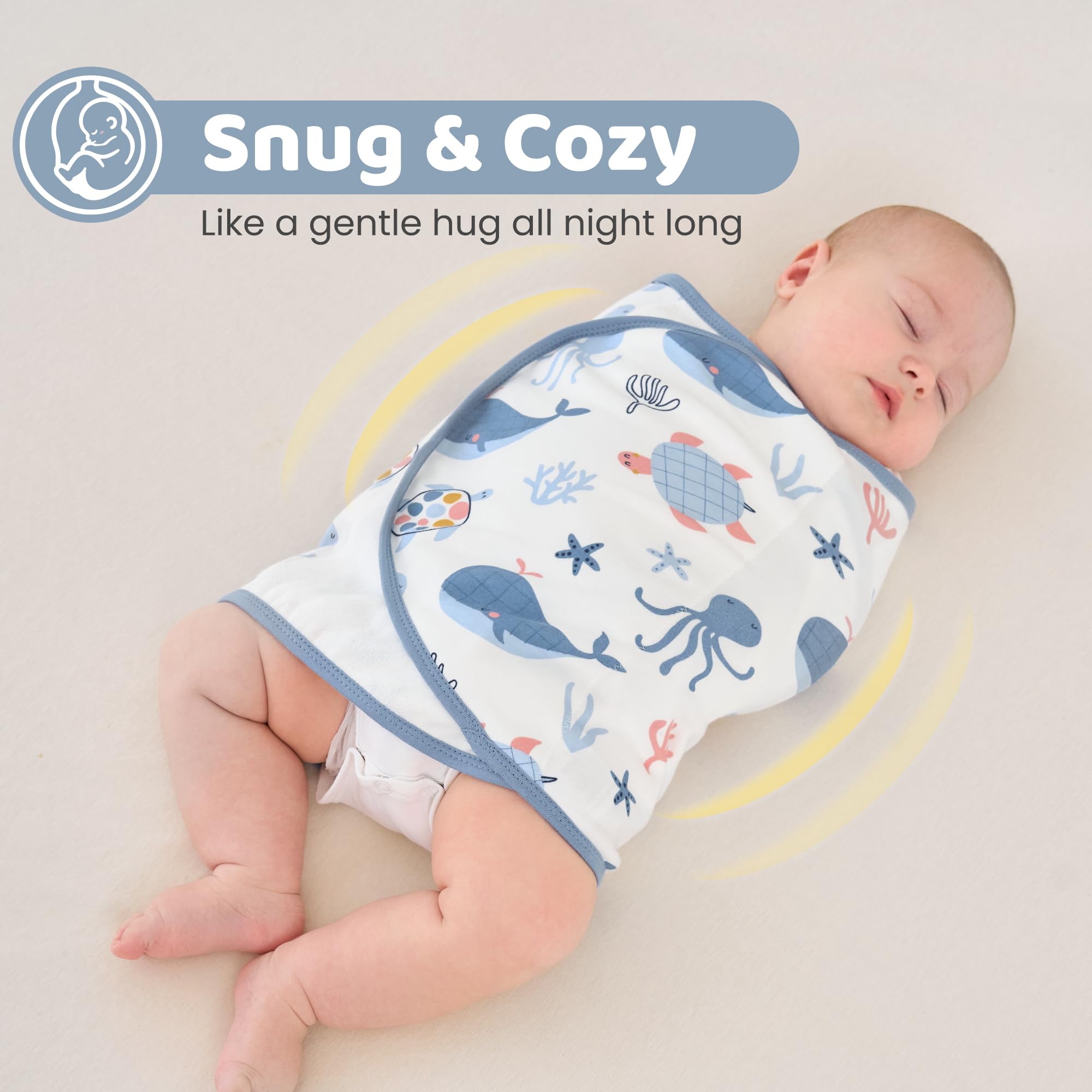 FIEMOL silent hook-loop closure blue keeps sleep undisturbed