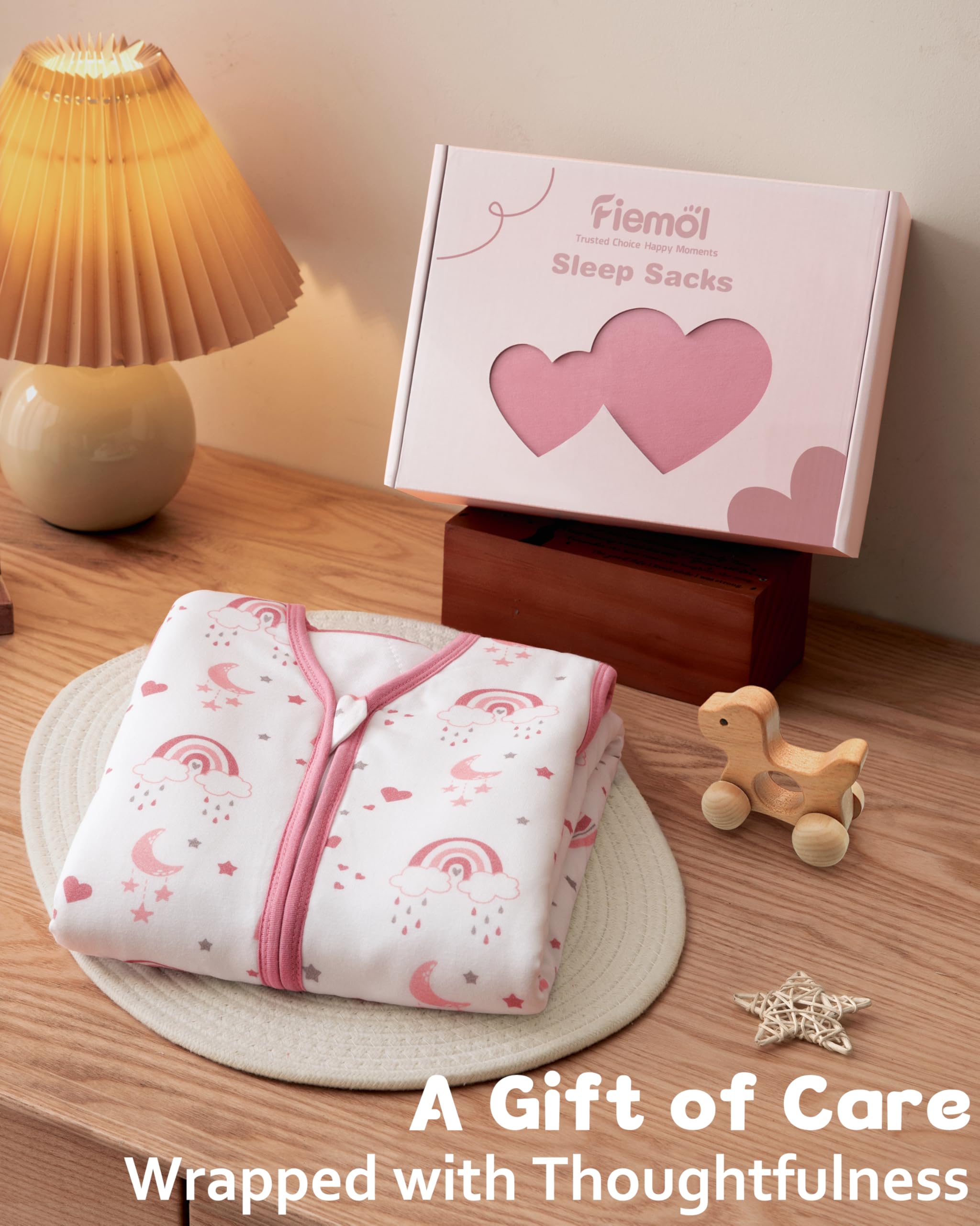 FIEMOL size range S to XL supports growing babies