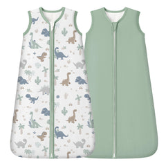 FIEMOL bamboo rayon sleep sack front view, soft and breathable for baby comfort.