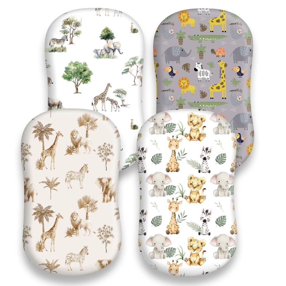 FIGEPO Bassinet-to-toddler sheets support growing sleep spaces.