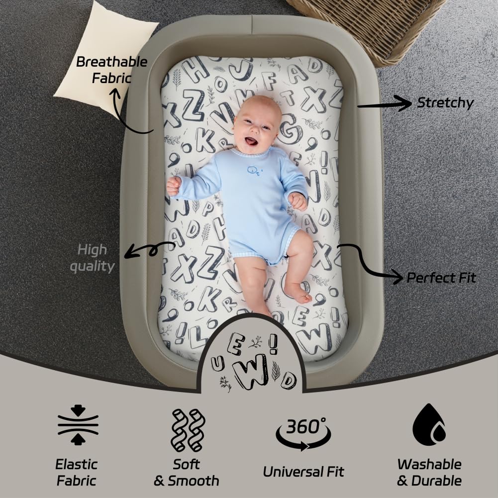 FIGEPO breathable material bassinet sheet ideal for travel bassinets and toddlers