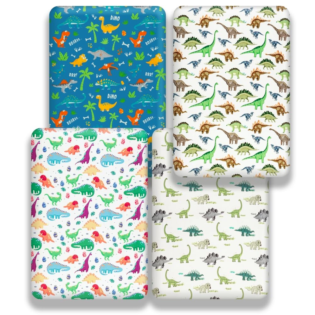 FIGEPO crib sheets with elastic fit provide snug coverage on various mattresses