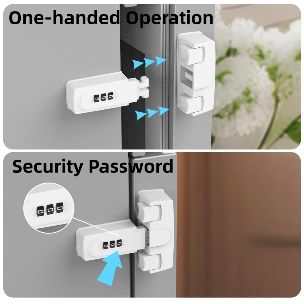 FIGEPO fridge lock with keyless code design for easy access control.