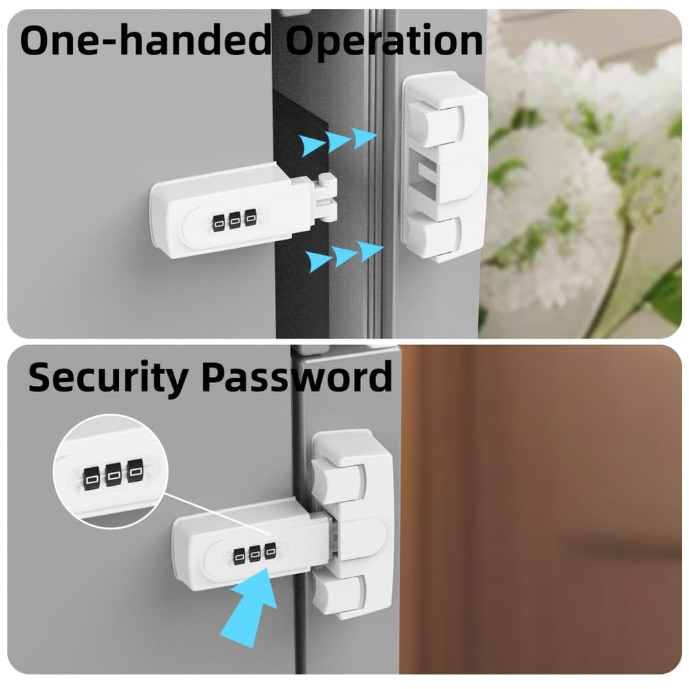 FIGEPO fridge lock with keyless code design for easy access control.