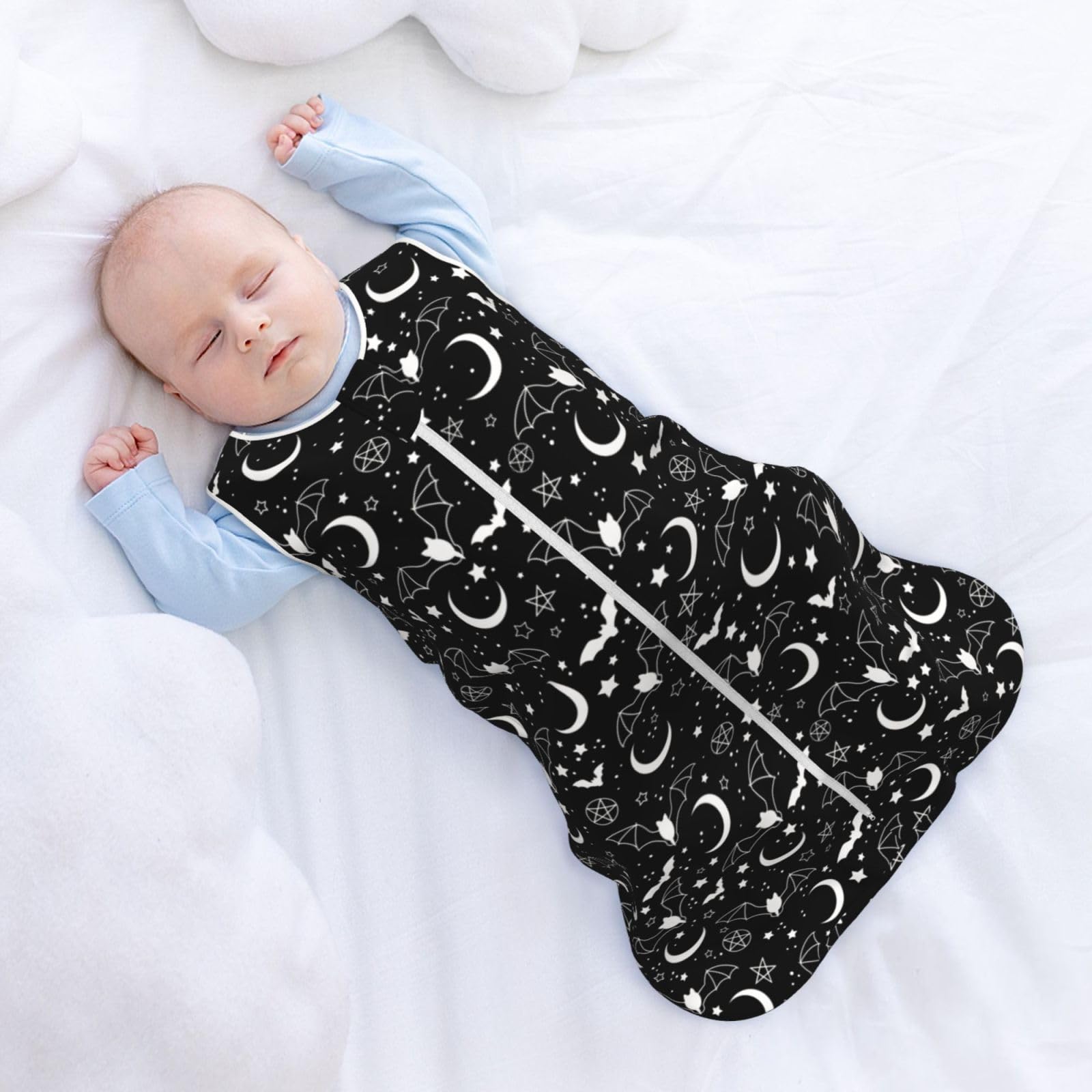 Figtihw Bat Baby Wear Blanket in size S for 0-6 months.