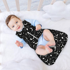 Figtihw Bat Baby Wear Blanket sleeveless design helps regulate temperature for comfort.