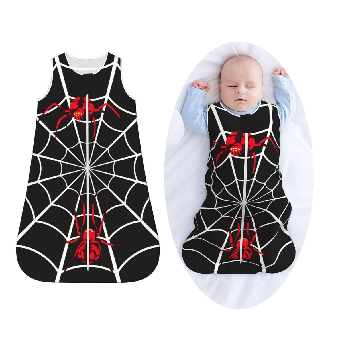 Figtihw Halloween baby wear blanket close-up showing soft, breathable fabric.